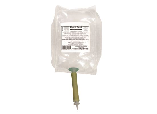 Álcool Em Gel 70 Refil Multisept 800ml c/ mangueira látex -Trilha