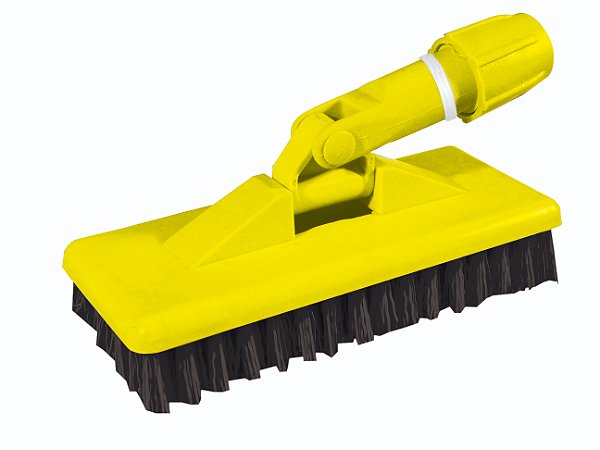 Suporte Lt Escova Limpeza Pesada Amarelo - Bralimpia