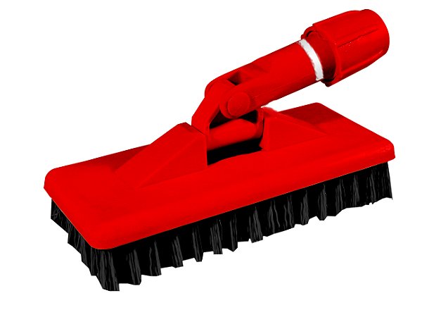 Suporte Lt Escova Limpeza Pesada Vermelho - Bralimpia