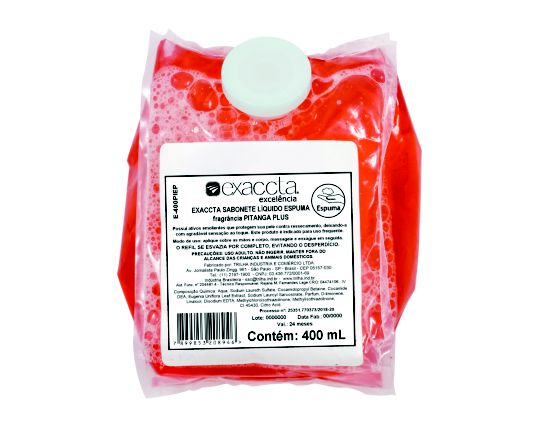 Sabonete Liquido Espuma Pitanga Refil 400ml - Trilha