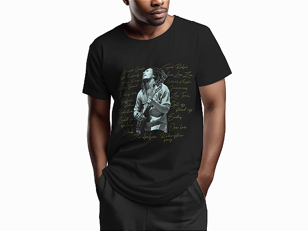 Camisa Bob Marley Songs