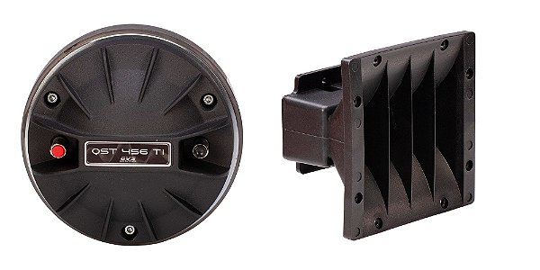 Driver Titânio QVS 456TI 140w RMS 1 polegada + Guia de Onda QVS 1625