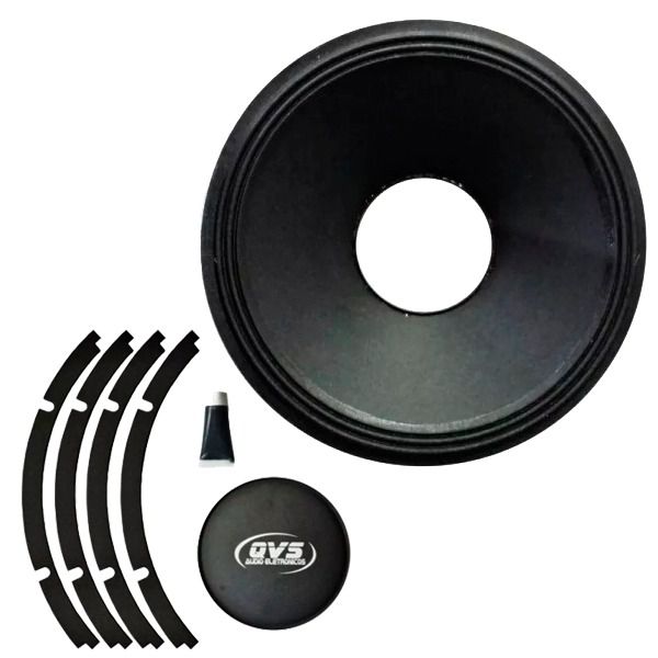 Kit Reparo para Alto Falante QVS 12MGS612 12 Polegadas