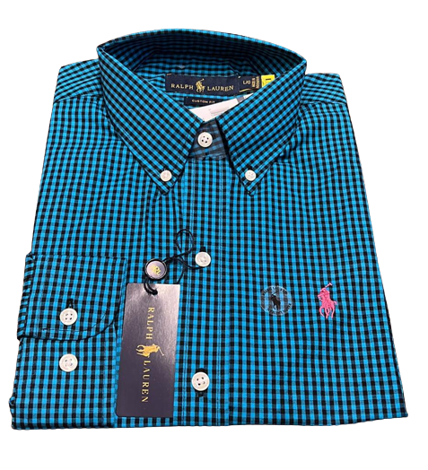 camisa ml xadrez 2023 cinza com azul