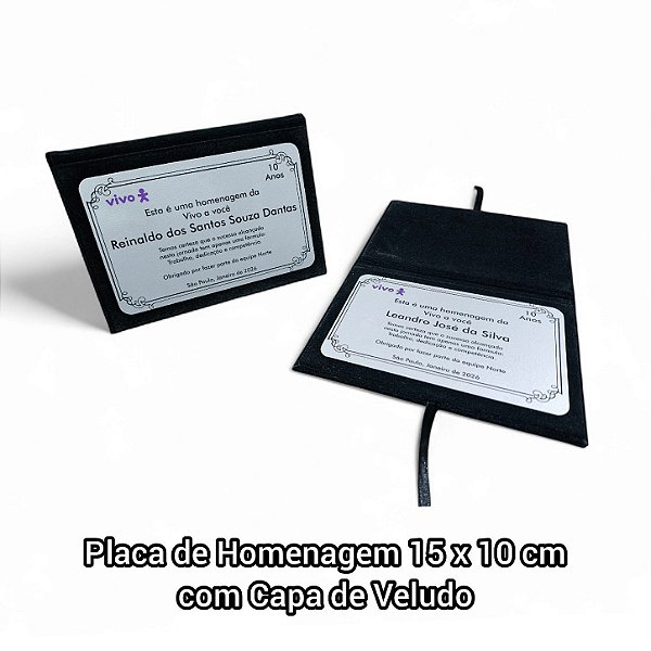 Placa de Homenagem