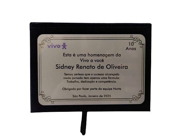 Placa de Homenagem