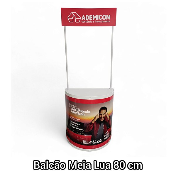 Balcão Meia Lua 80 cm