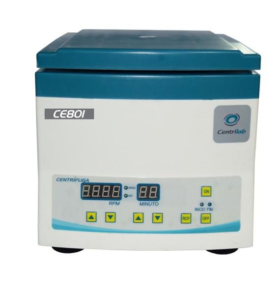 Centrífuga clínica digital, tubos 12x15mL, motor de indução, até 4000rpm, 220V CE801U (Centrilab)