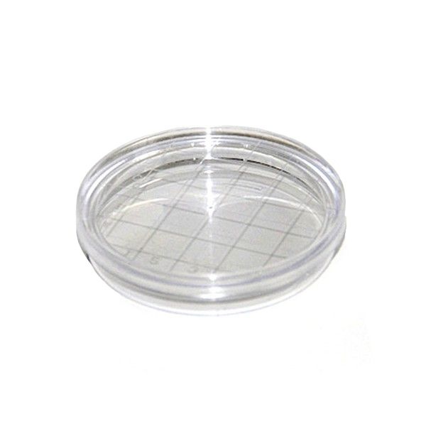 Placa de Petri para microbiologia 60x15mm, tipo Rodac, estéril, pacote com 10 unidades, mod.: 17510E-PCT (Cralplast)