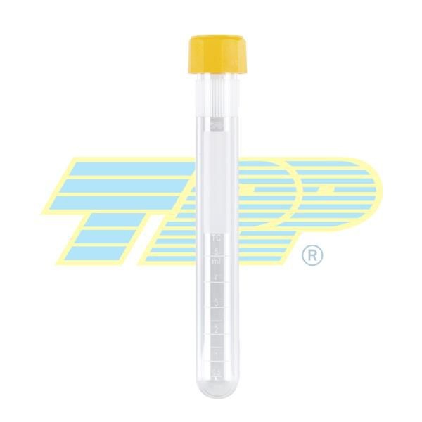 Tubo para cultivo celular, 20 cm2 (5 mL), sem filtro (Vent), PS, estéril, livre de DNAse, RNAse e pirogênios, pacote com 20 unidades 91106-PCT (TPP)