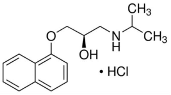 (R)-(+)-Propranolol hydrochloride ≥98% (TLC), Frasco com 100 mg (Sigma)