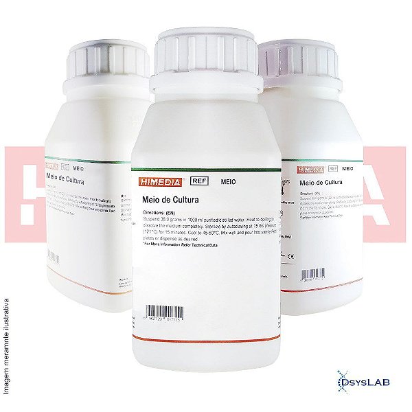 💥 Ágar Glicose (Glucose Agar), frasco com 500 gramas M1746-500G (Himedia)