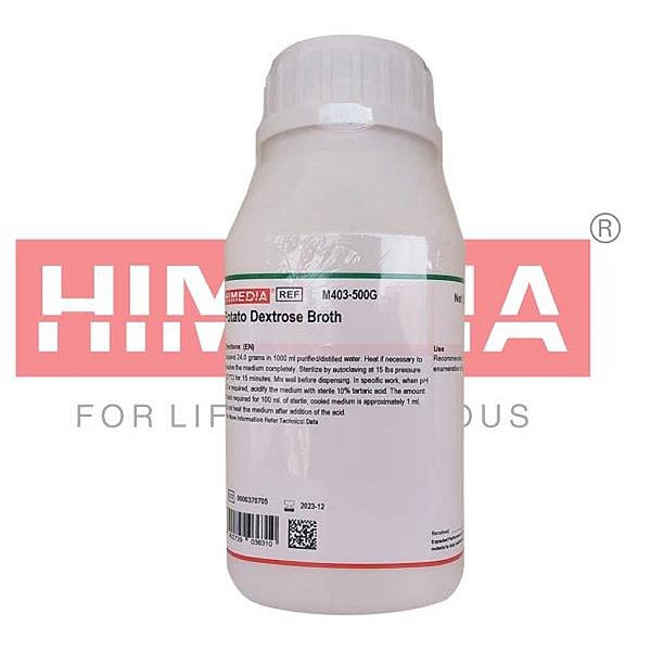 💥 Caldo batata dextrose (potato dextrose broth), frasco com 500 gramas M403-500G (Himedia)