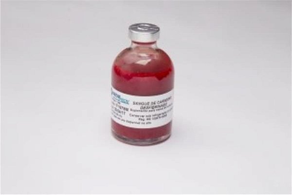 ❆ Sangue de Carneiro Desfibrinado, Frasco com 50 ml, mod.: PA158 (Newprov)