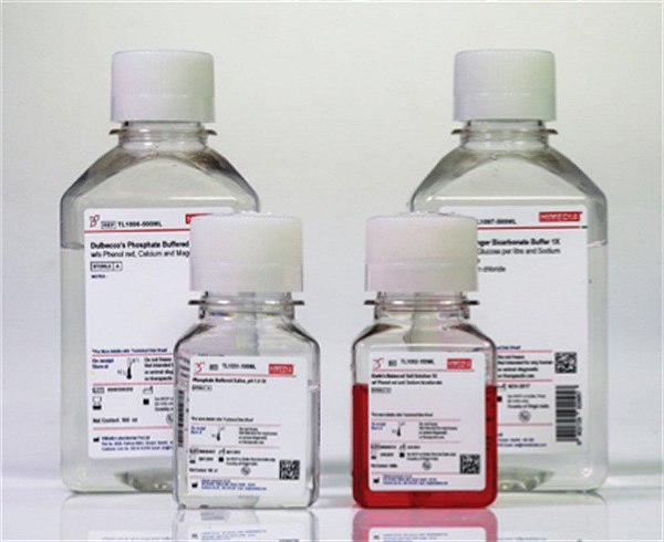 ❆ Meio RPMI-1640 HiGlutaXL TM (com L-alanil-L-glutamina e bicarbonato de sódio), frasco com 500 mL AL028G-500ML (Himedia)