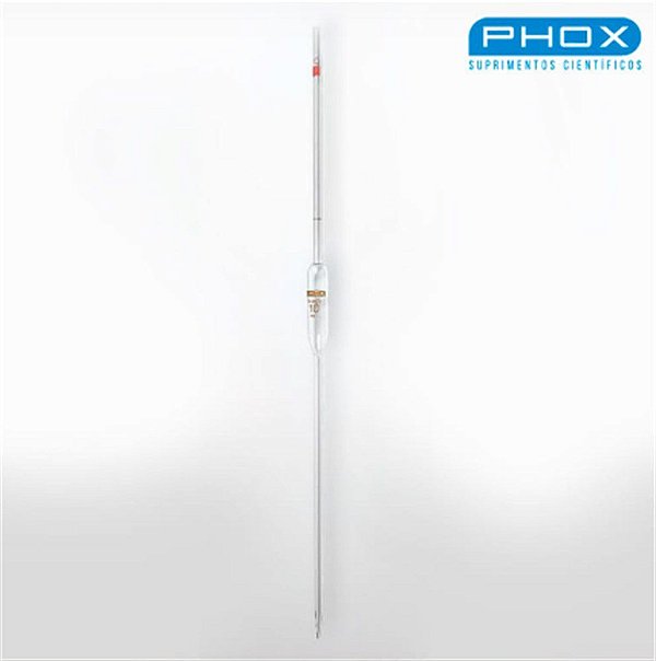 Pipeta volumétrica, 2 mL, unidade 1633B-2 (Phox)