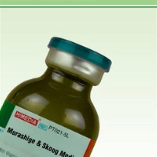 ❆ Meio Murashige e Skoog (com cloreto de cálcio e vitaminas e sem sacarose ou ágar), pó para 5 litros PT021-5L (Himedia)