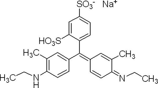 Xileno Cianol FF (CI. 42135), CAS 2650-17-1 , Frasco 25 g (Neon)