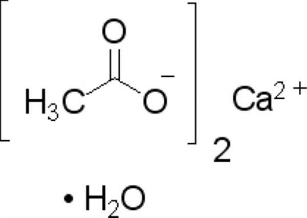 Acetato de Cálcio Monohidratado P.A., CAS 5743-26-0 , Frasco 500 g (Neon)