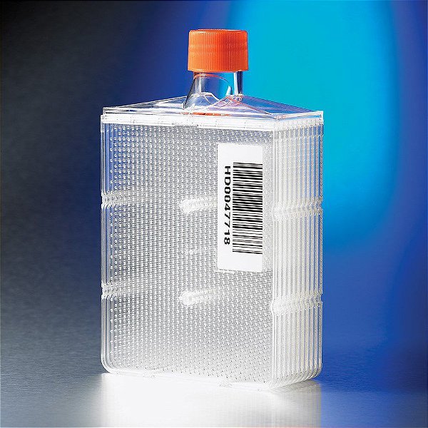 Frasco para cultivo celular Hyperflask 1720 cm2, Sem filtro, PS, CellBIND, frasco retangular, pescoço reto, uso em automação, caixa com 24 unidades 10024 (Corning)