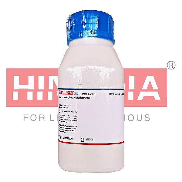 Ágar bacteriológico, frasco com 5000 gramas GRM026-5KG (Himedia)