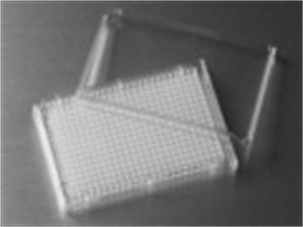 Microplaca NBS para ensaios, 384 poços, fundo plano, PS, transparente, sem tampa, não estéril, caixa com 100 unidades Mod. 3640 (Corning)
