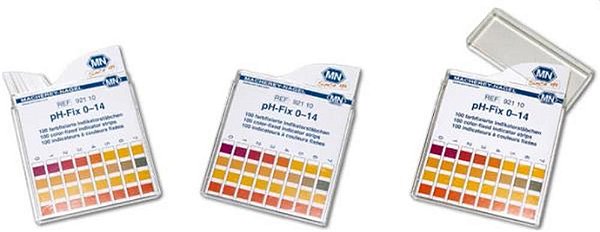 Fita de pH 0-14, Caixa com 100 tiras de 6x85mm, mod.: 92110 (Macherey-Nagel)