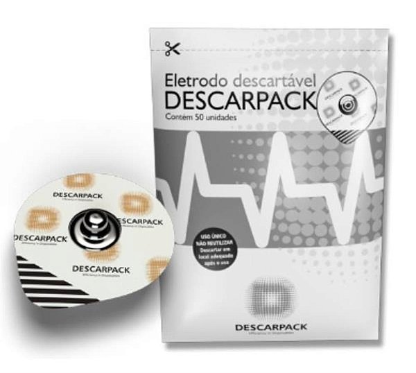 Eletrodo Descartável Para Monitoração Cardíaca, Unidade, mod.: 0610101-UND (Descarpack)