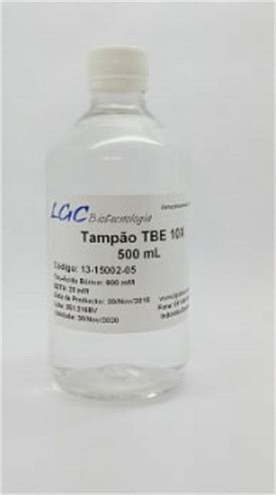 Tampão TBE, 10x concentrado, solução estéril, frasco com 100 ml 13-15002-01 (LGCBio)
