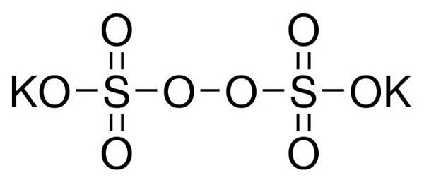 Persulfato de Potássio P.A., CAS 7727-21-1 , Frasco 500 g (Neon)