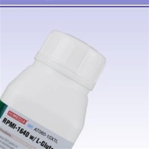 RPMI-1640 com L-Glutamina e 25mM de tampão HEPES, sem Bicarbonato de Sódio, 10 Frascos para 1 litro AT060-10X1L (Himedia)