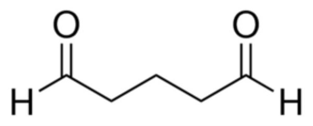Glutaraldehyde solution Grade I, 25% in H2O, Frasco com 50 ml, mod.: G5882-50ML (Sigma)
