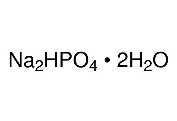Sodium phosphate dibasic dihydrate, BioUltra, for molecular biology, ≥99.0% (T), CAS 10028-24-7, frasco com 250 gramas 71643-250G (SIGMA)