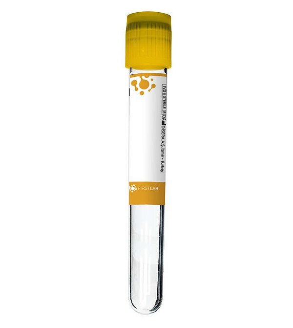 Tubo para coleta à vácuo com ACD-A, 9 mL, plástico, amarelo, estéril, caixa com 12 racks FL5-17A9L-CX (Firstlab) SOB ENCOMENDA
