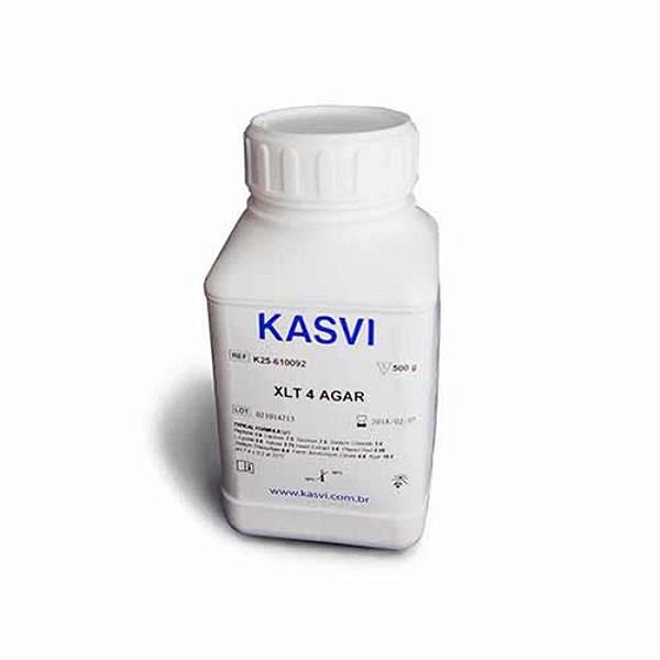 Agar Base XLT 4, frasco com 500 gramas, mod.: K25-610092 (Kasvi)