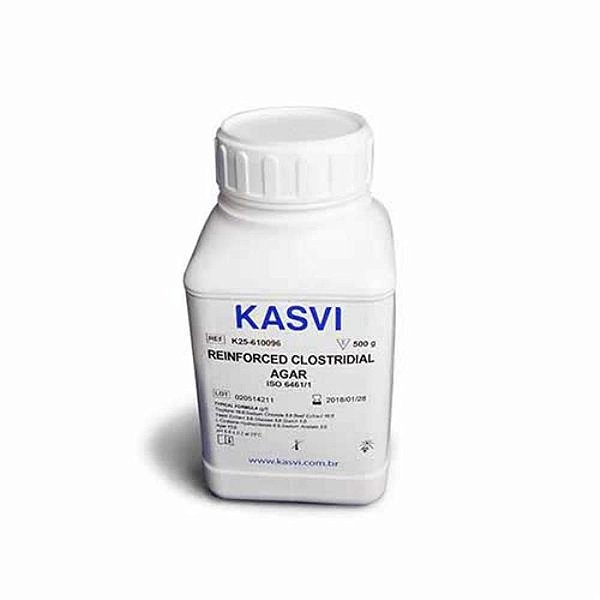 Agar Clostridial Reforçado, frasco com 500 gramas, mod.: K25-610096 (Kasvi)