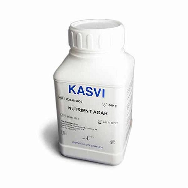 Agar Nutriente, frasco com 500 gramas, mod.: K25-610036 (Kasvi)