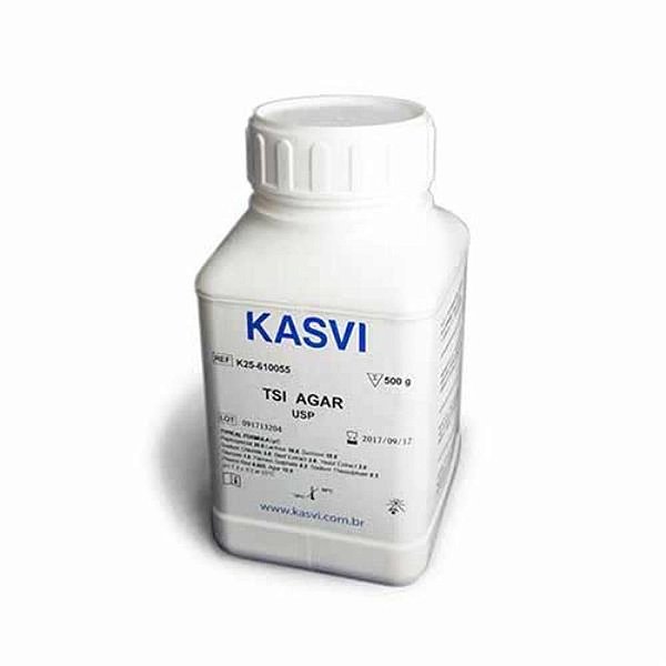 Agar Tríplice Açúcar Ferro (TSI), frasco com 500 gramas, mod.: K25-610055 (Kasvi)
