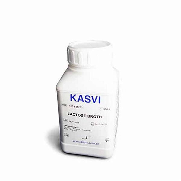 Caldo Lactose, frasco com 500 gramas, mod.: K25-611202 (Kasvi)