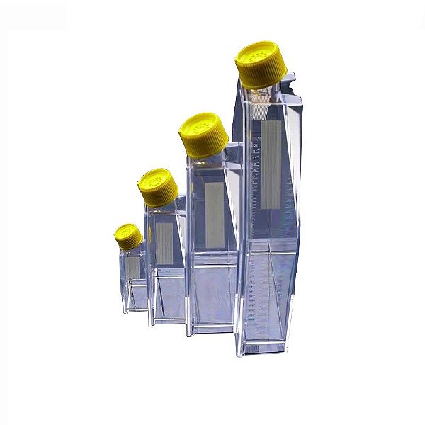 Frasco para cultivo celular 300 cm2 (410 mL), com filtro, PS, caixa com 18 unidades 90301 (TPP)