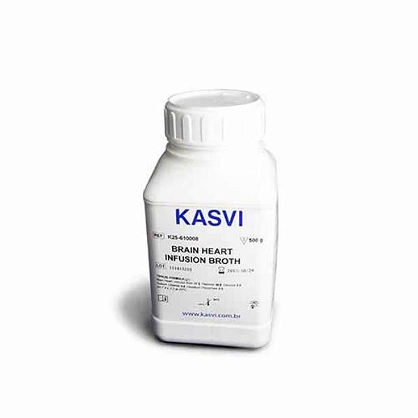 Caldo infusão de cérebro e coração (BHI), frasco com 500 gramas K25-1400 (KASVI)