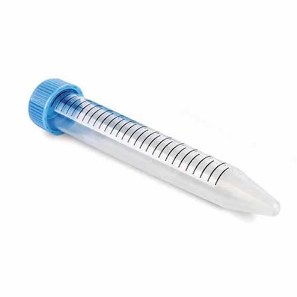 Tubo de Centrifugação fundo cônico (tipo Falcon), 15 mL, estéril, pacote com 25 unidades, mod.: K19-0015 (KASVI)