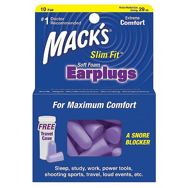 Protetor Auricular Mack's Slimfit 29db10 Pares