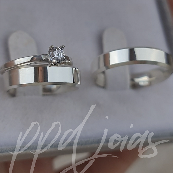 Kit de compromisso Itália (5mm) - Prata 950