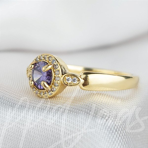 Anel Dream Ametista - Ouro 18k