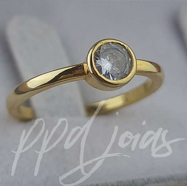 Solitário Anel de noivado Duque - Ouro 18k