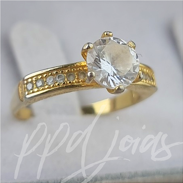 Solitário Louise - Ouro 18k