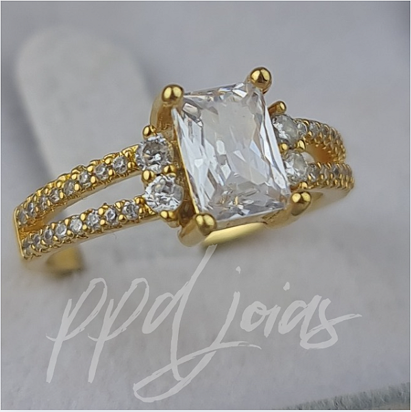 Solitário Kate Delux - Ouro 18k