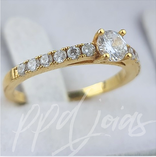 Solitário Iris - Ouro 18k