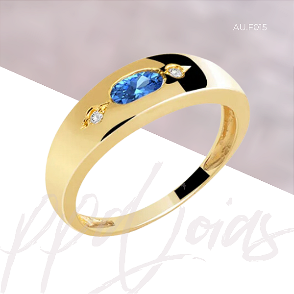 Anel de Formatura (AU.F015) Ouro 18k